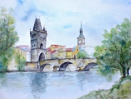Karlsbr�cke, Prag, CZ